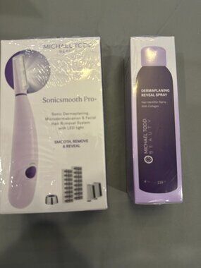 MICHAEL TODD BEAUTY SONIC SMOOTH PRO HAIR REMOVAL SYSTEM NIB